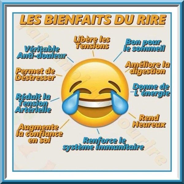 LES BIENFAITS DU RIRE